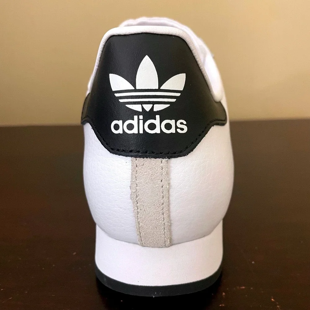 Adidas Samoa Mens Shoes Cloud White‎ Black Retro Sneakers G13264 Size 10 NEW